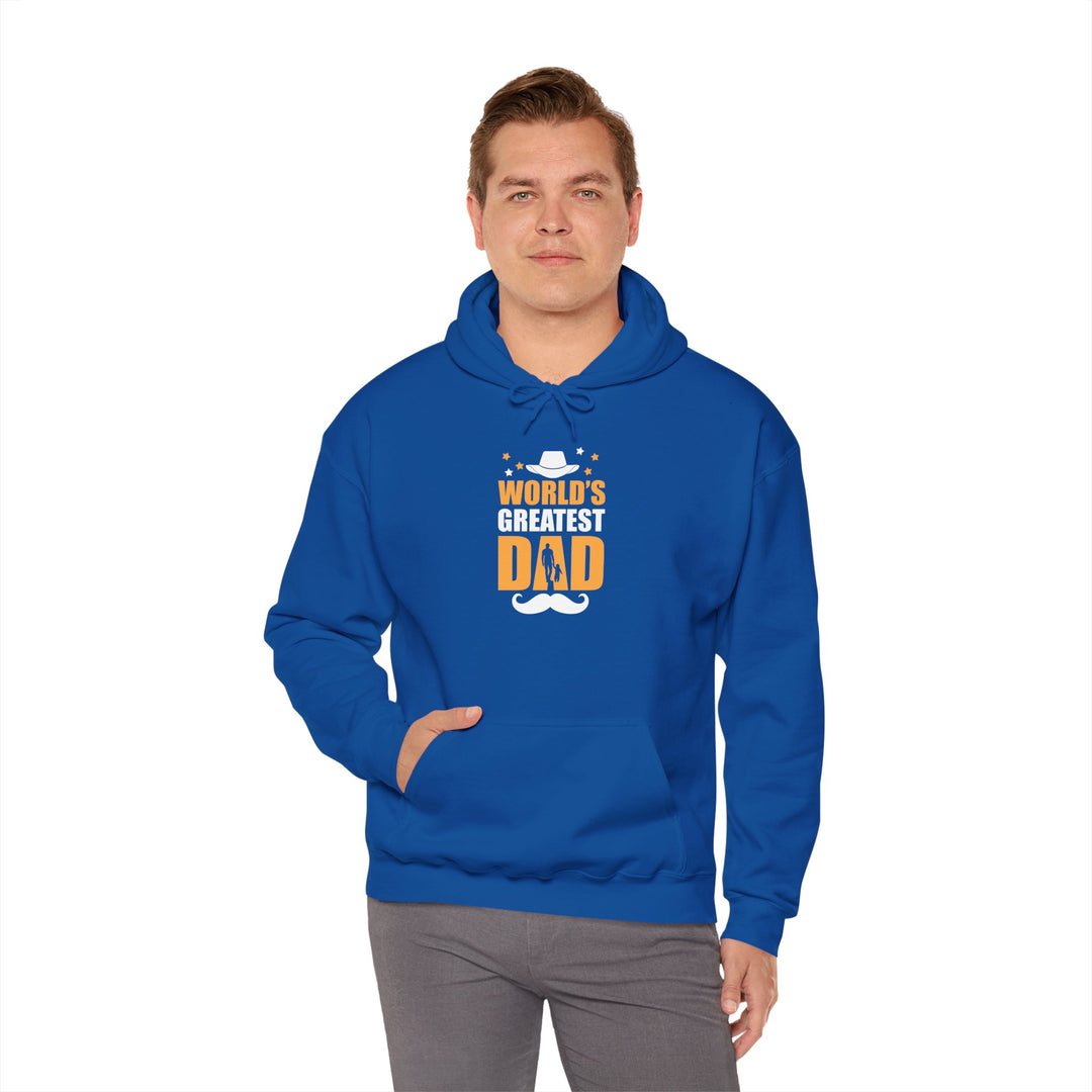 Dad’s Hooded Sweatshirt – World's Greatest Dad Design