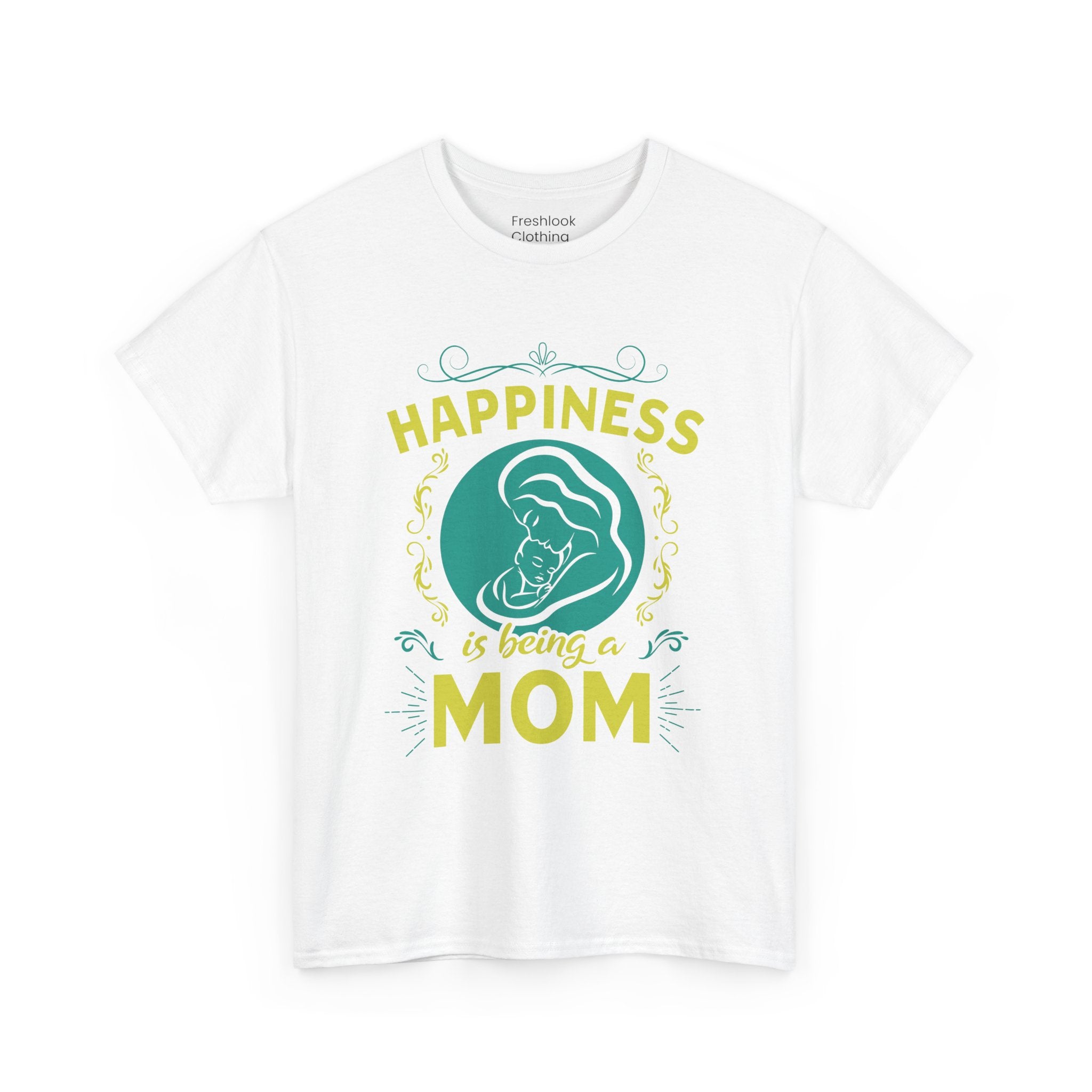 Mom T-Shirt - Happiness is Being a Mom Design