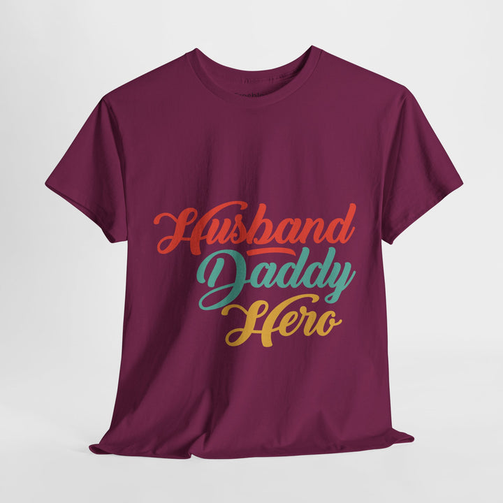 Dad's T-Shirt - Husband Daddy Hero Design