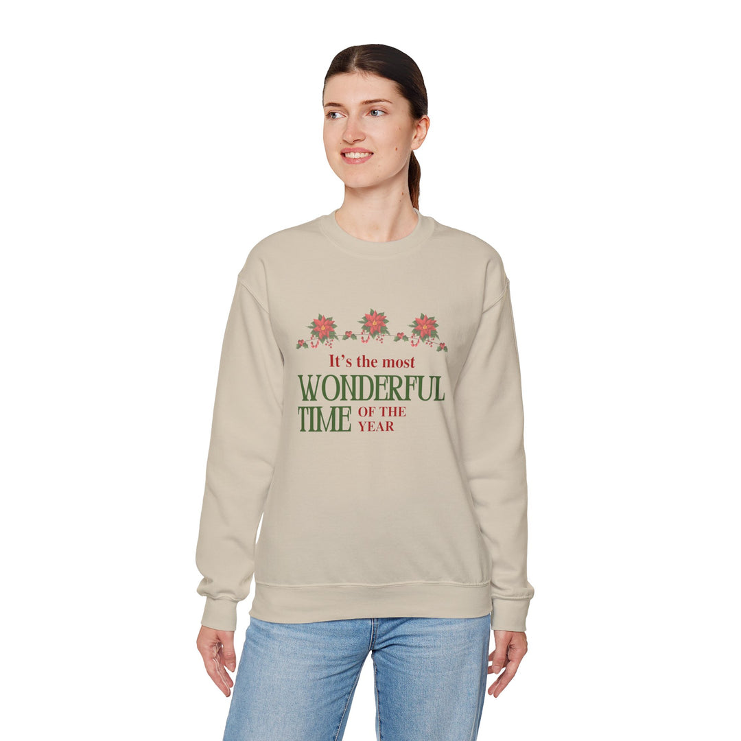 Sweatshirt — "It's the Most Wonderful Time of the Year" Holiday Crewneck