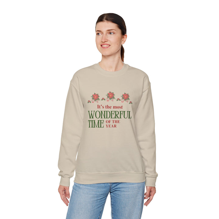 Sweatshirt — "It's the Most Wonderful Time of the Year" Holiday Crewneck