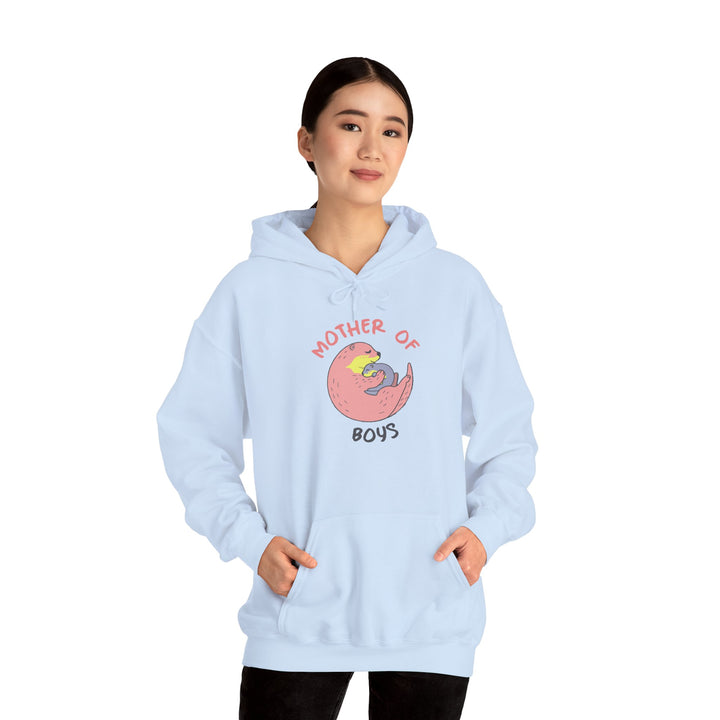 Mom's Unisex Hooded Sweatshirt – Mother of Boys Design