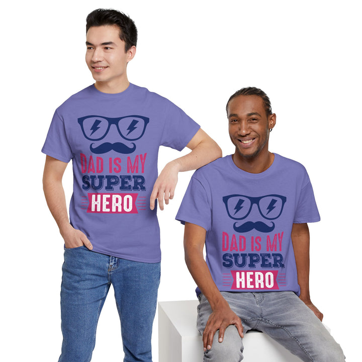 Dad's T-Shirt - Dad Is My Superhero Design