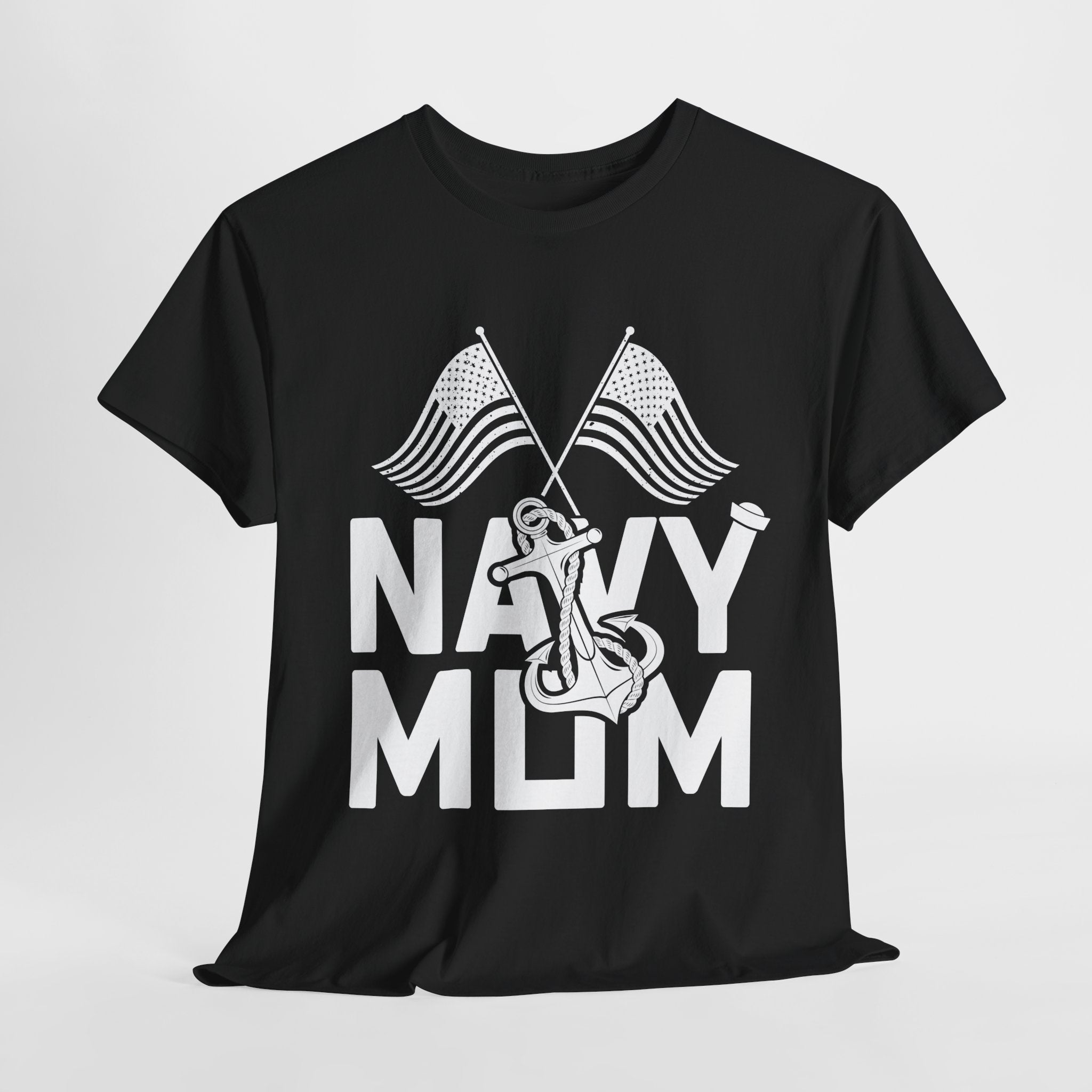 Mom T-Shirt – Navy Mom Design