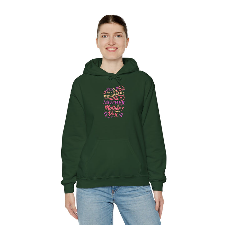 Mom's Hooded Sweatshirt – Wonderful Mother | Mother's Day Gift Design