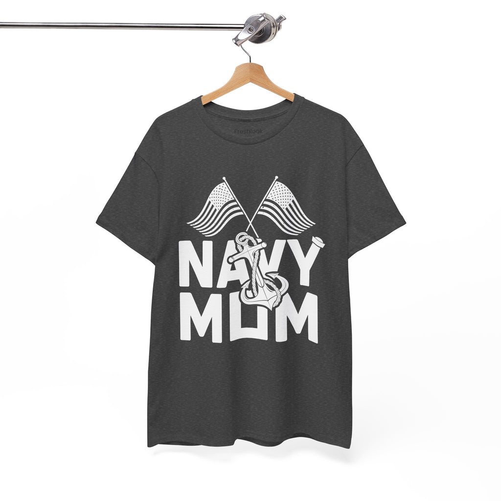 Mom T-Shirt – Navy Mom Design