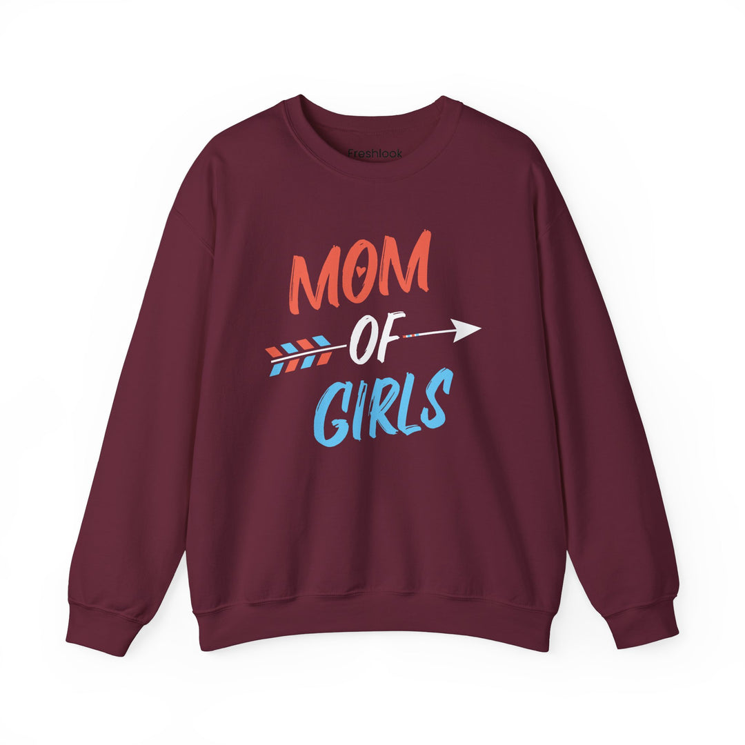 Mom's Sweatshirt - Mom of Girls Design