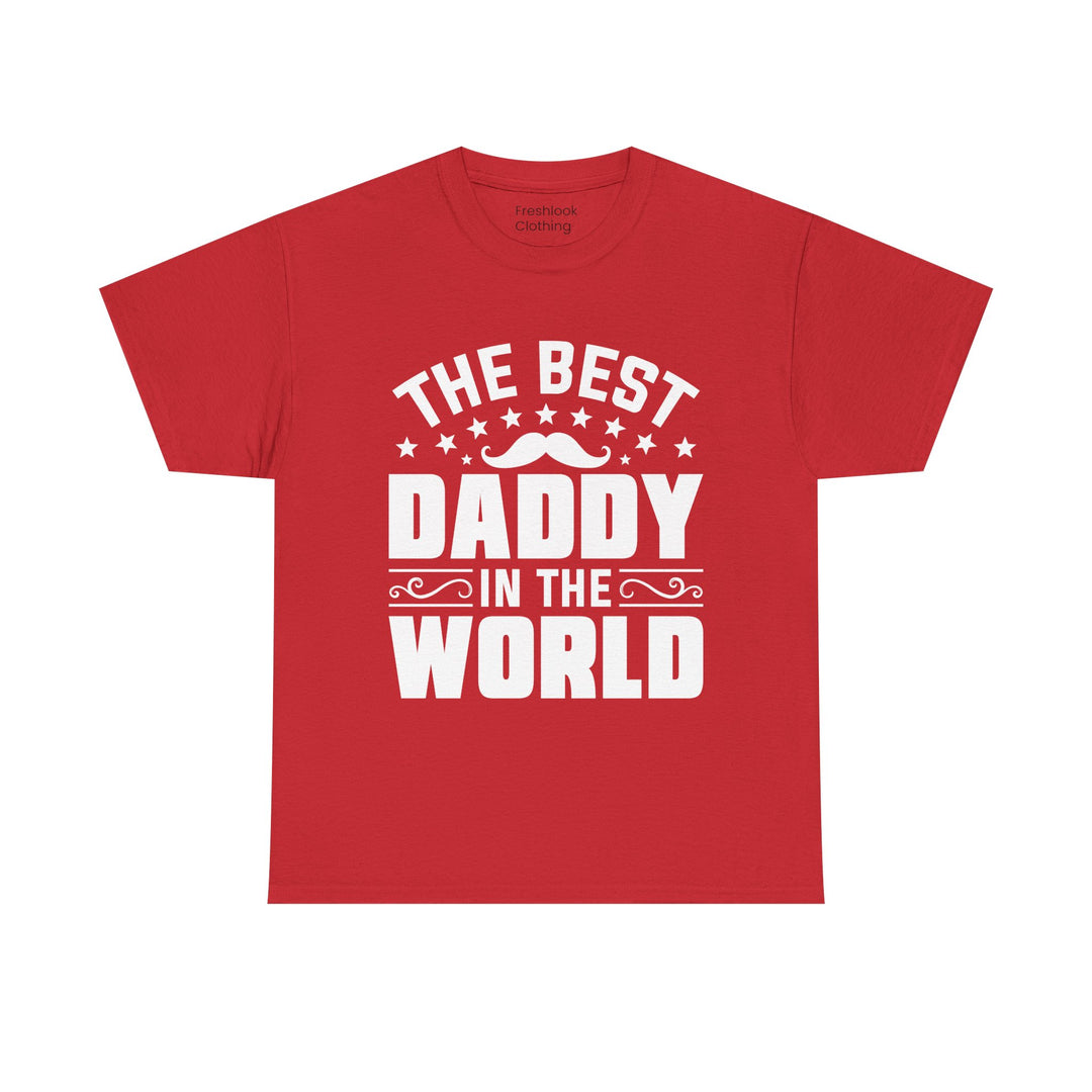 Dad's T-Shirt - The Best Daddy In The World Design