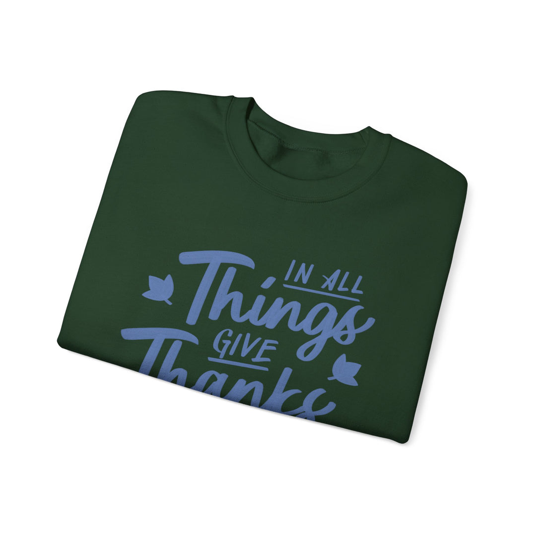 In All Things Give Thanks Design