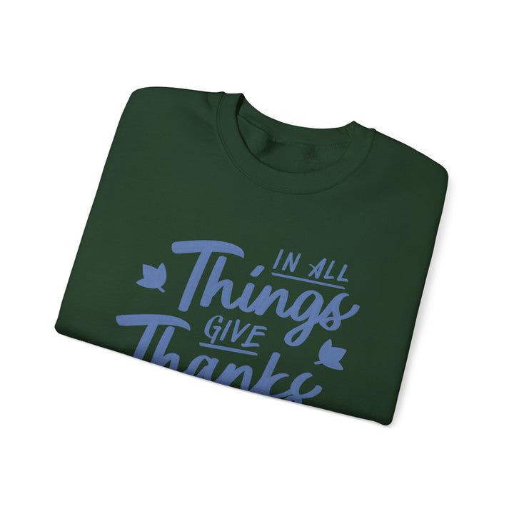In All Things Give Thanks Design
