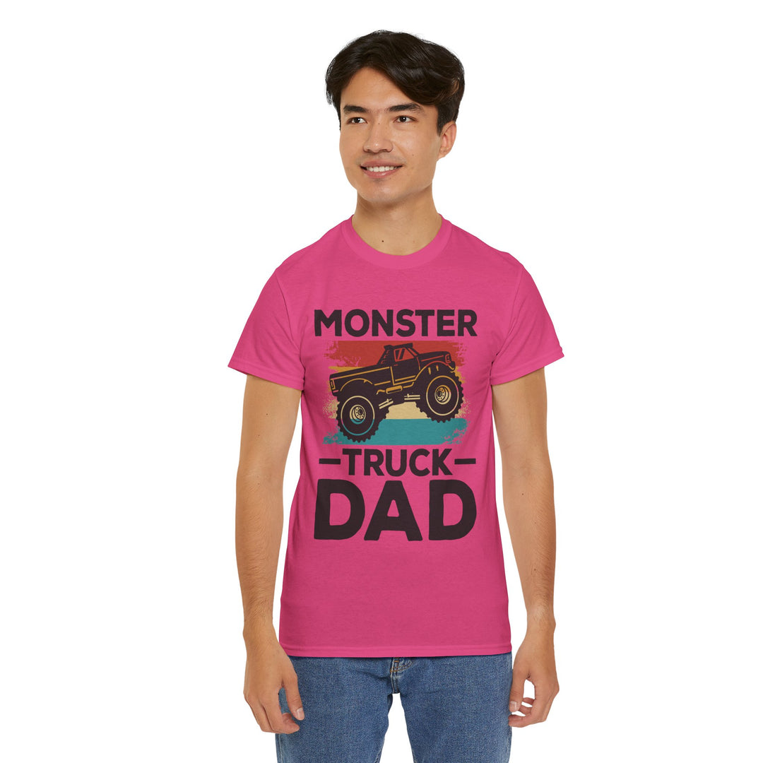 Dad's T-Shirt - Monster Truck Dad Design