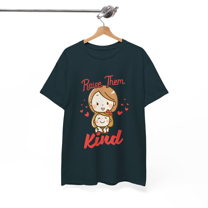 Mom’s T-shirt – Raise Them Kind - Sweet Family Love T-shirt Design