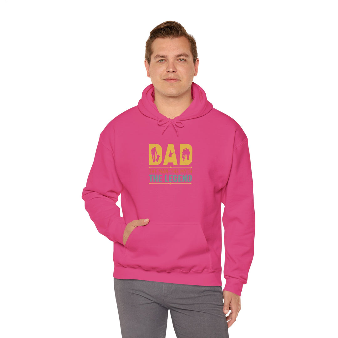 Dad’s Hooded Sweatshirt – Dad The Man The Myth The Legend Design