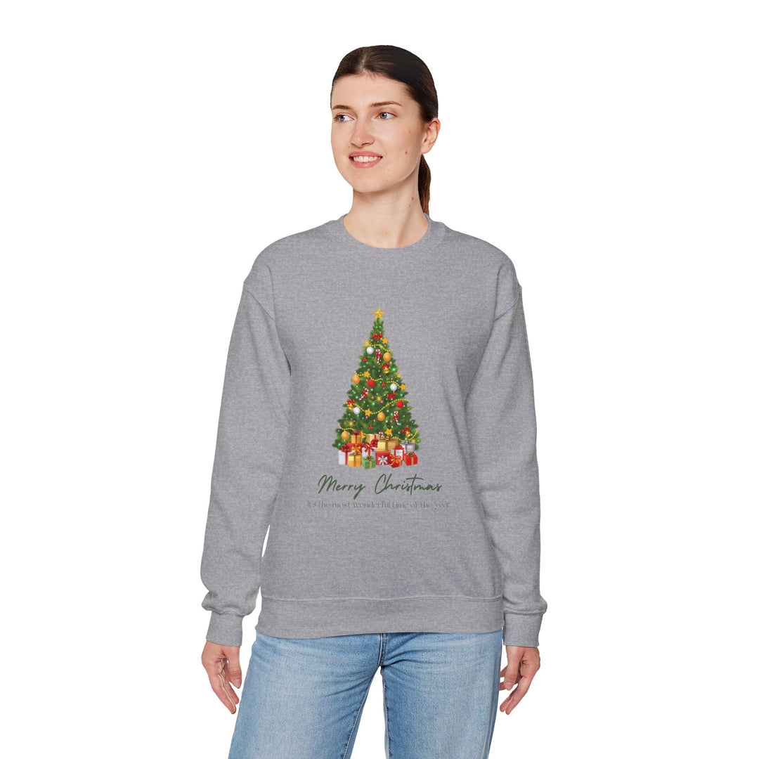Christmas Tree Sweatshirt — Merry Christmas Holiday Crewneck