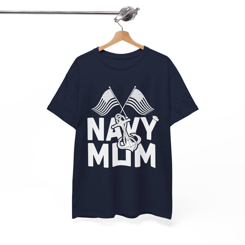 Mom T-Shirt – Navy Mom Design