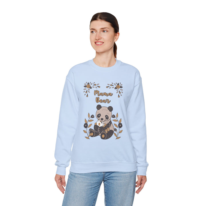 Mom's Sweatshirt - Mama Bear - Cozy Oversized Fit for Animal Lovers Design