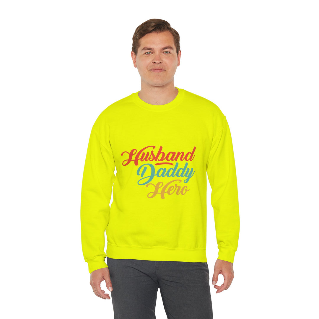 Dad’s Sweatshirt – Husband Daddy Hero Design