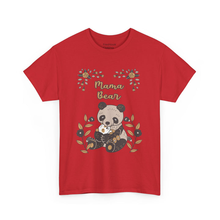 Mom's T-Shirt - Mama Bear - Cute Panda Design for Moms Design