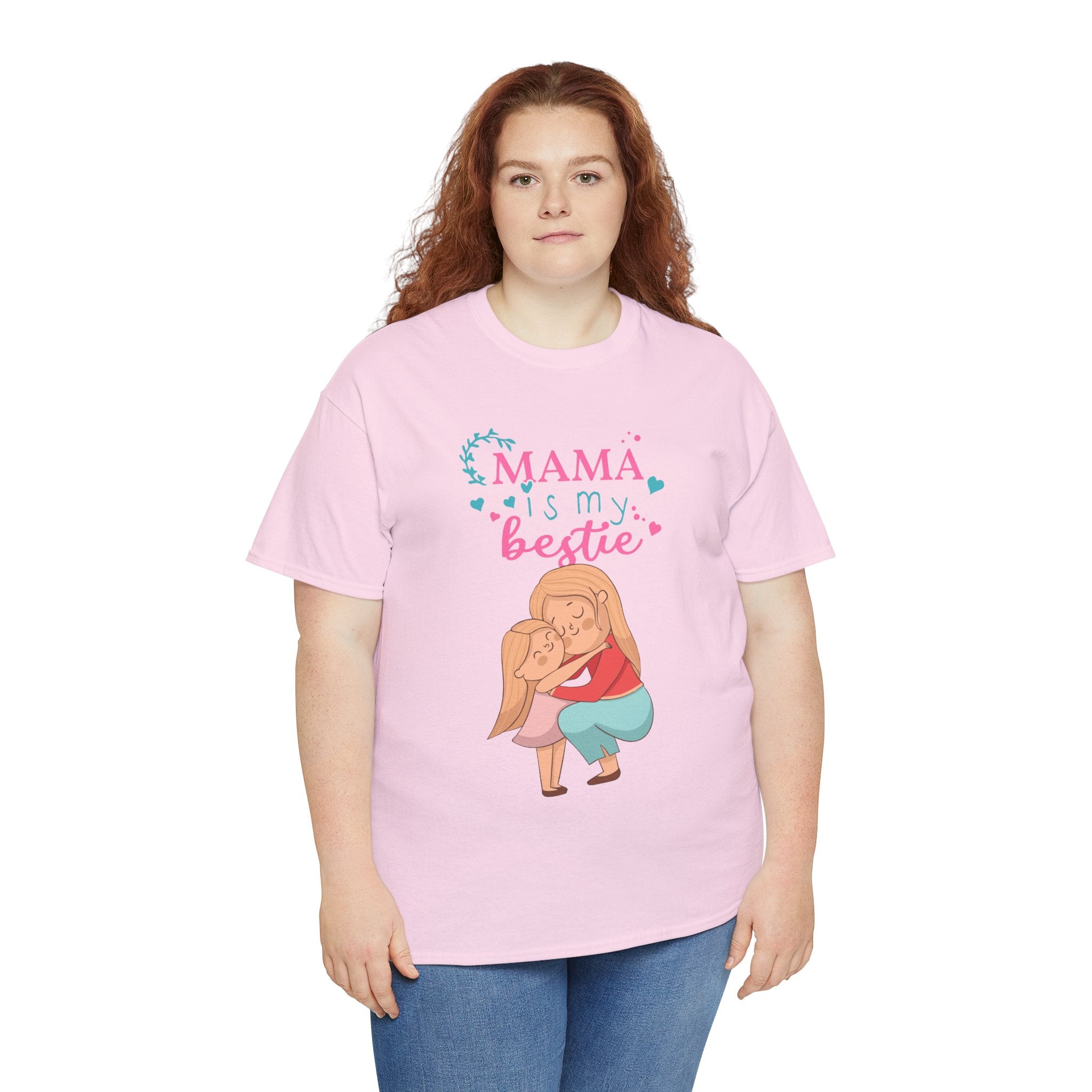 Mom T-Shirt - Mama Is My Bestie Design
