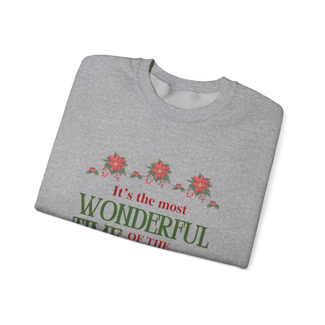 Sweatshirt — "It's the Most Wonderful Time of the Year" Holiday Crewneck