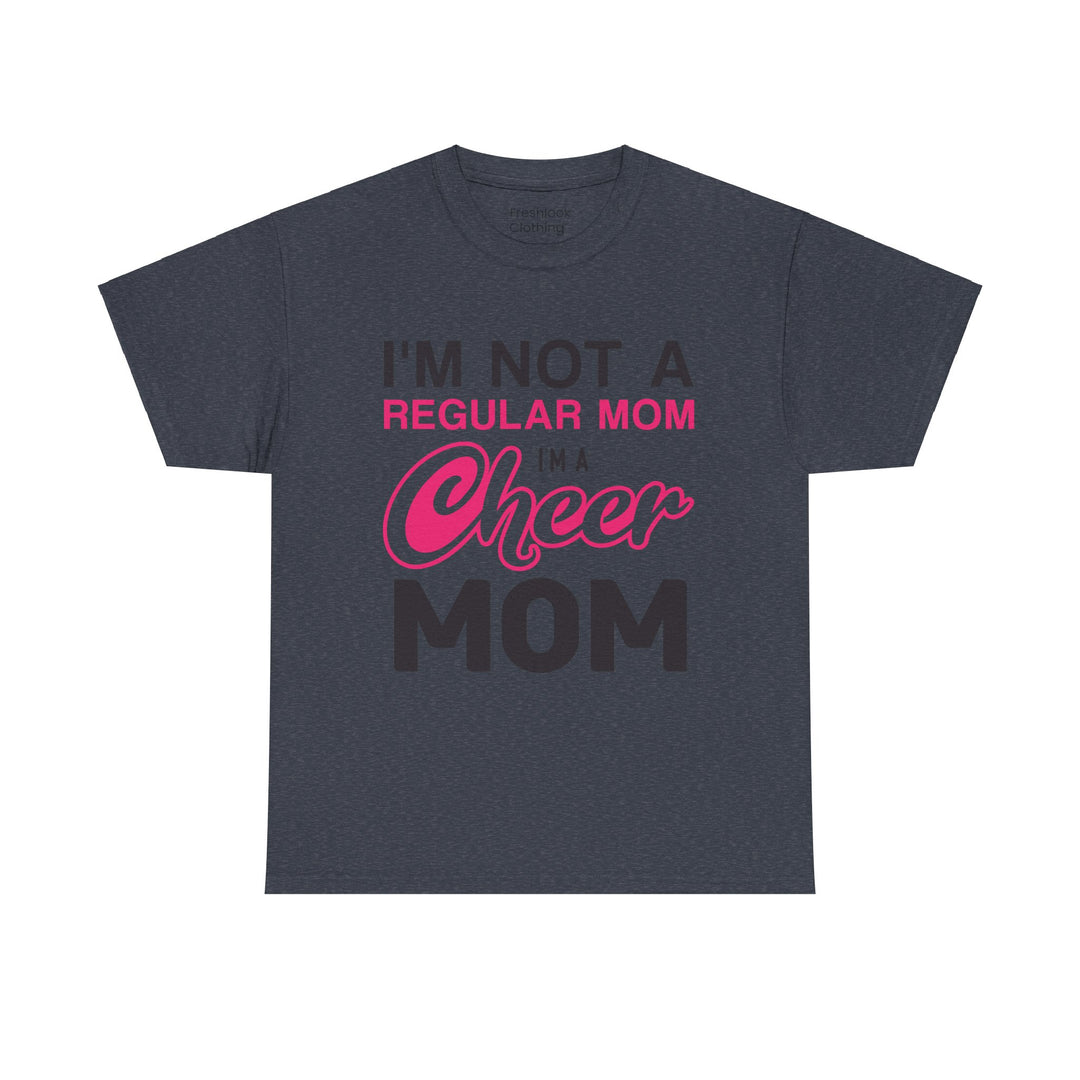 Mom T-Shirt - I'm Not A Regular Mom - Cheer Mom Design for Cheerleading Events