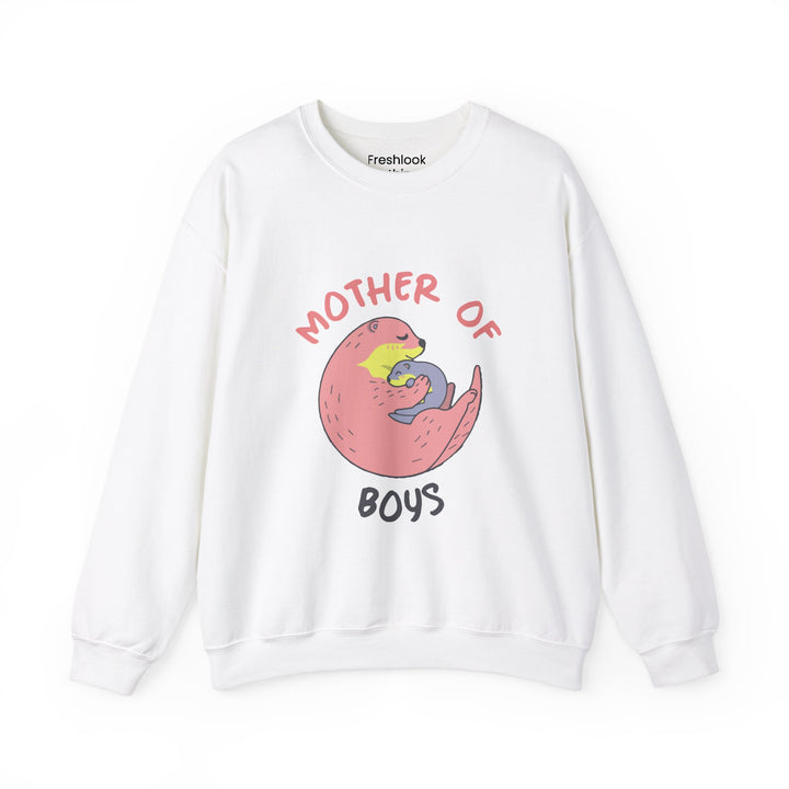 Mom's Sweatshirt - Mother of Boys Design