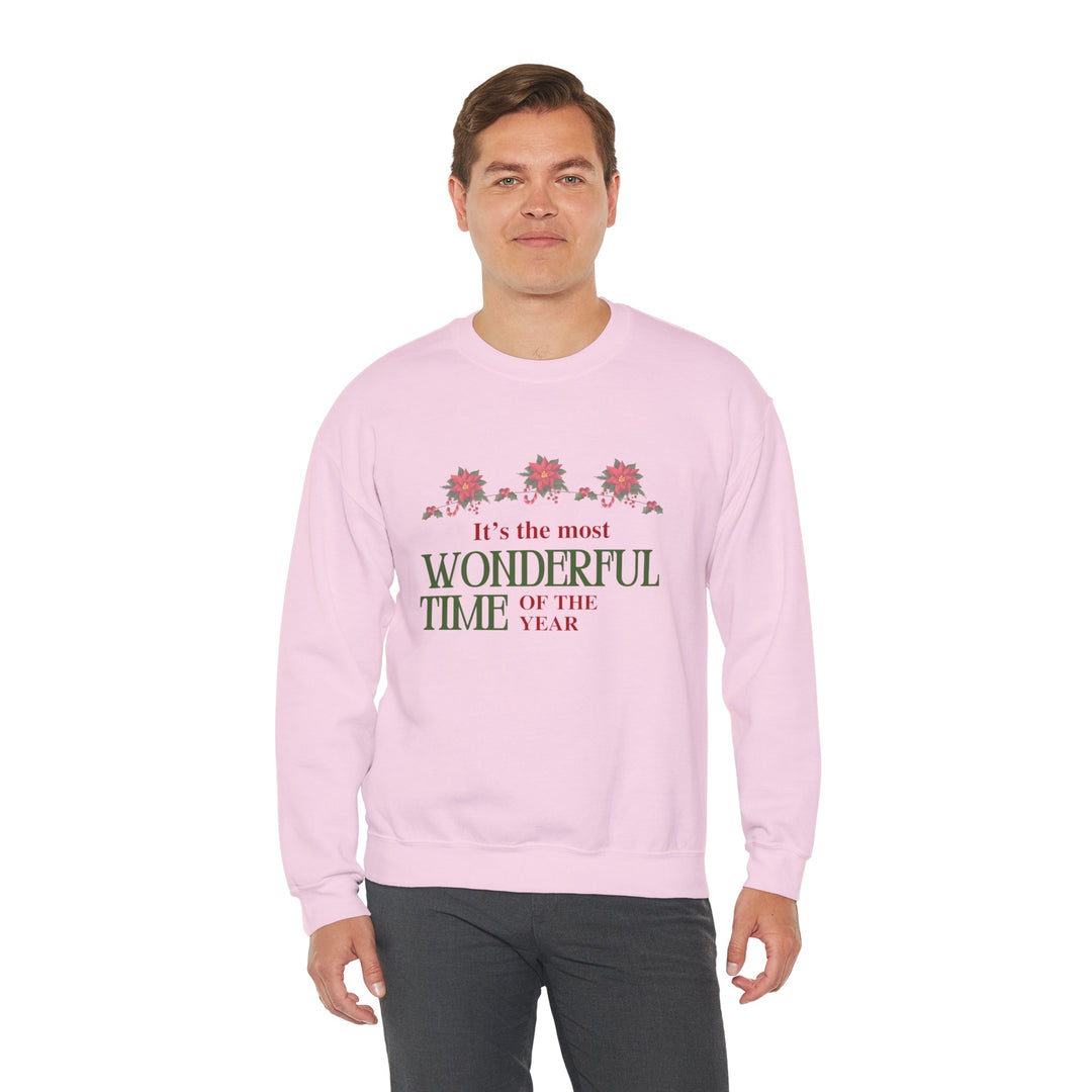 Sweatshirt — "It's the Most Wonderful Time of the Year" Holiday Crewneck