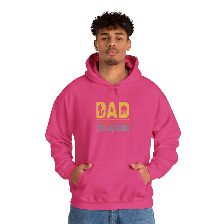 Dad’s Hooded Sweatshirt – Dad The Man The Myth The Legend Design