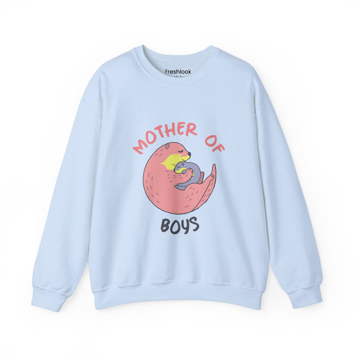 Mom's Sweatshirt - Mother of Boys Design