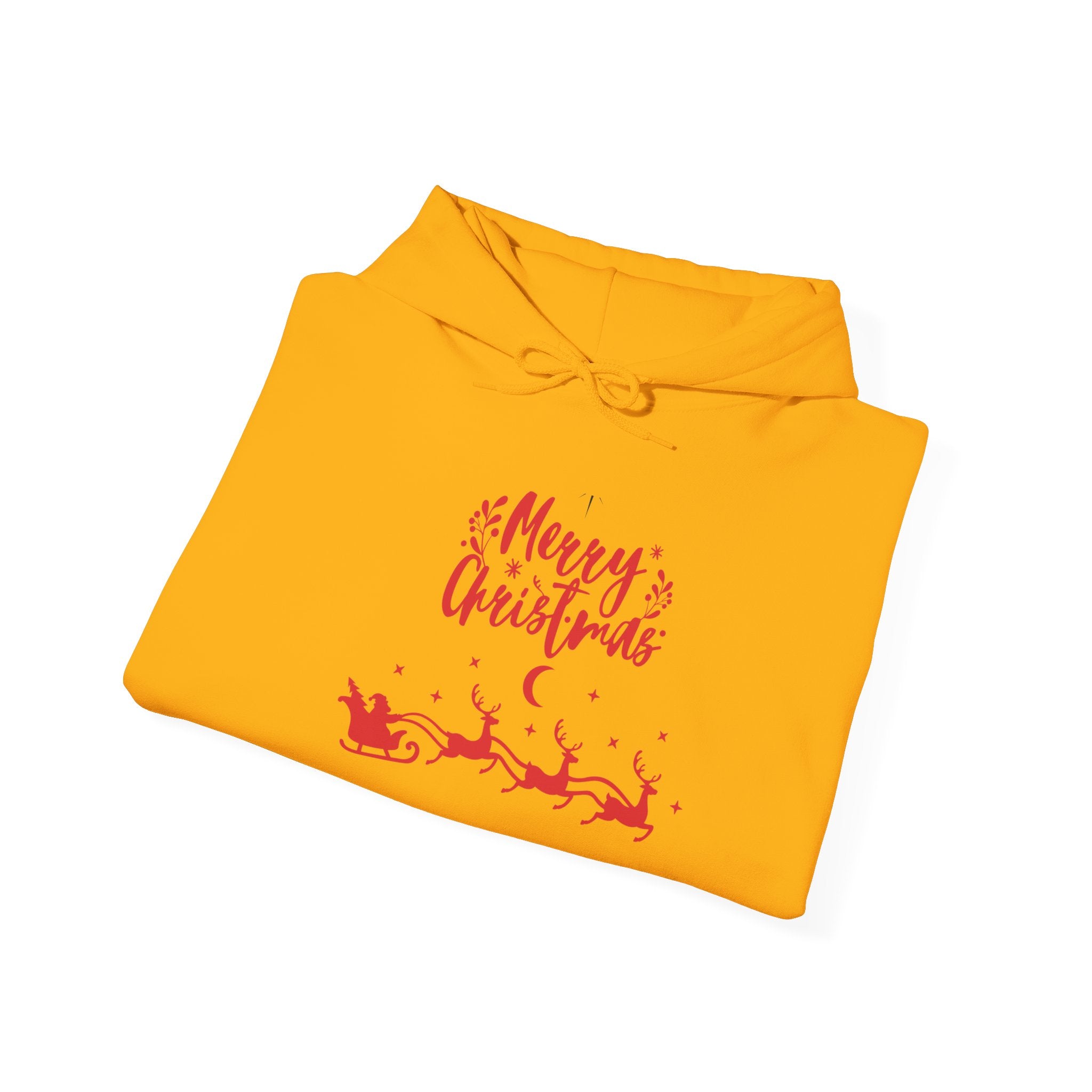 Merry Christmas Unisex Hooded Sweatshirt, Holiday Sweatshirt