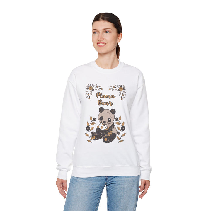 Mom's Sweatshirt - Mama Bear - Cozy Oversized Fit for Animal Lovers Design