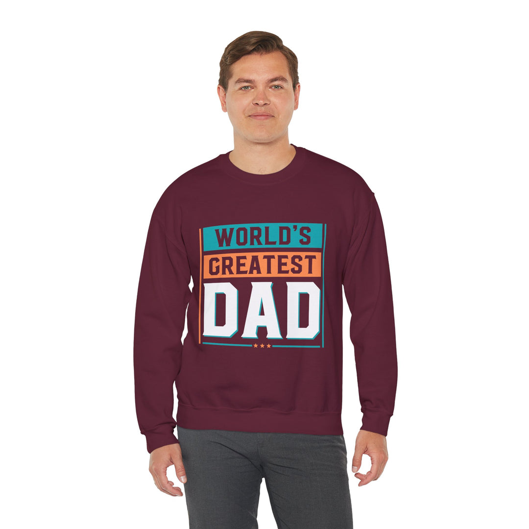 Dad’s Sweatshirt – World's Greatest Dad Design