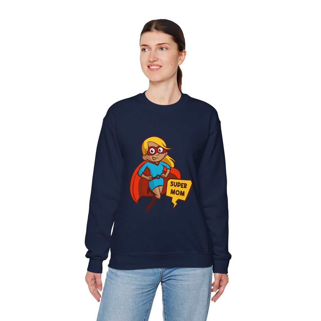 Mom Sweatshirt - Super Mom Design