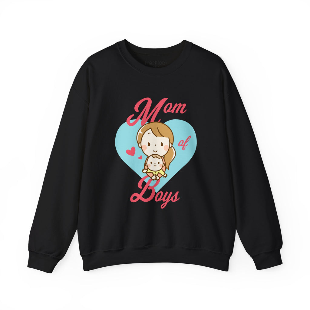 Mom Sweatshirt - Mom of Boys Design