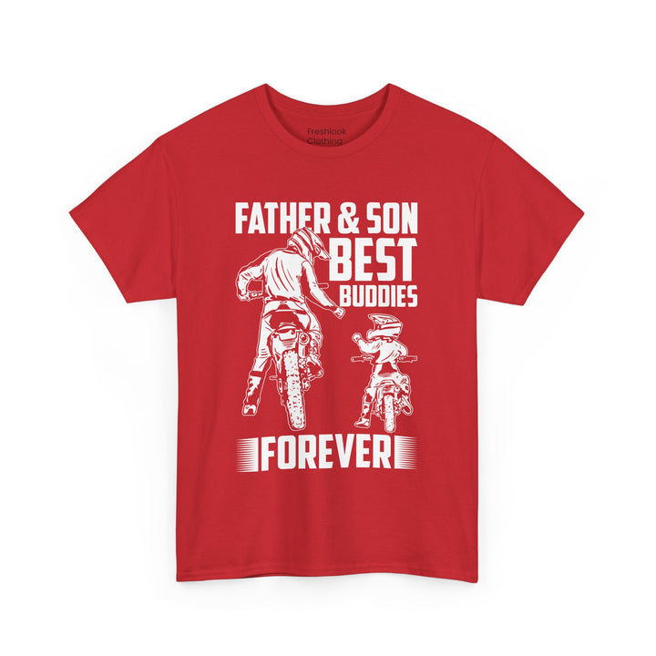 Dad's T-Shirt - Father & Son Best Buddies Forever Design