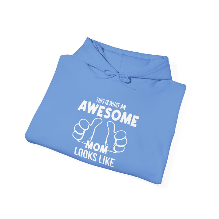 Mom's Unisex Hooded Sweatshirt  - Awesome Mom - Comfortable Awesome Mom Hoodie for Family Time