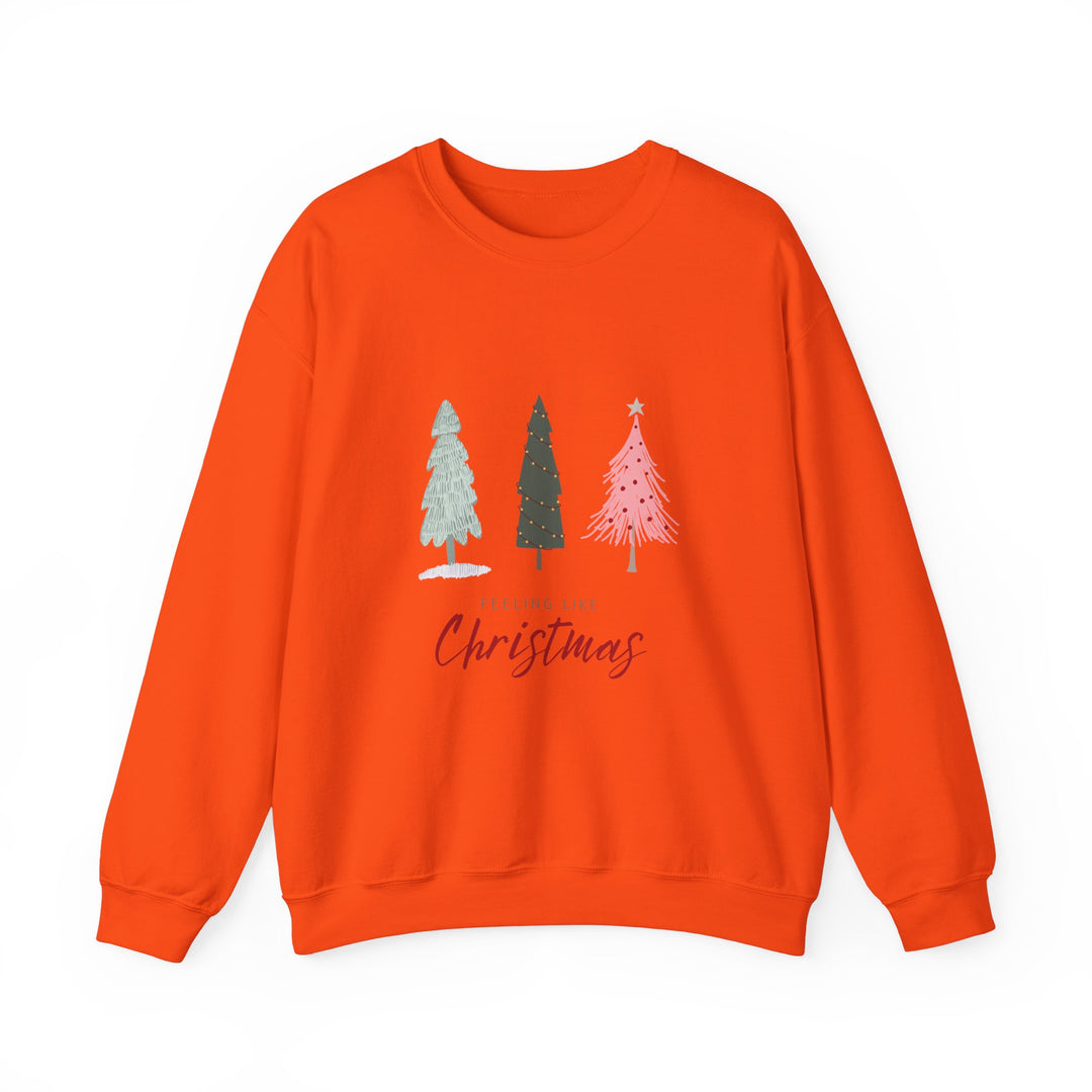 Feeling Like Christmas Crewneck Sweatshirt - Unisex Holiday Sweatshirt