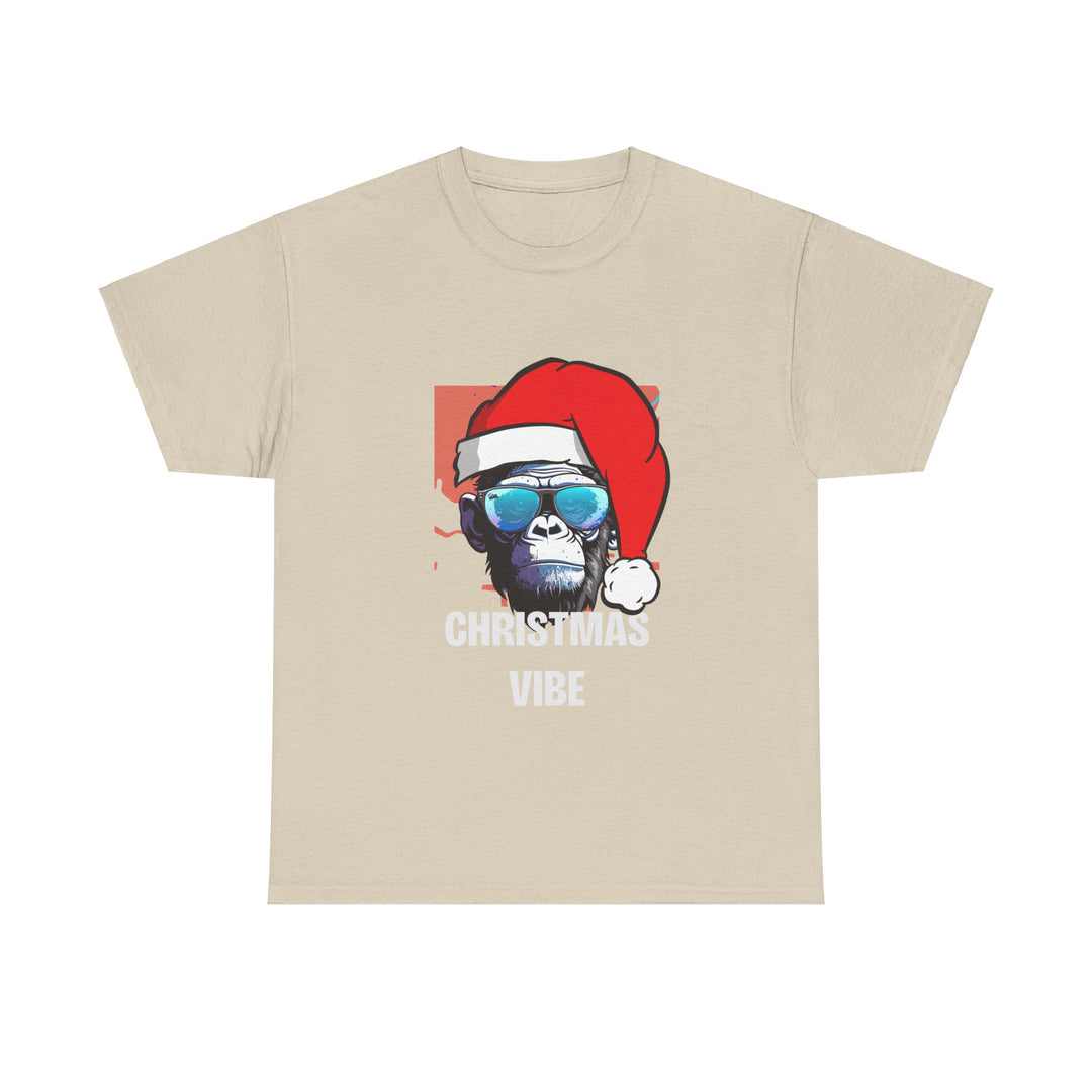 Christmas Vibe Gorilla Unisex Tee, Fun Christmas t-shirt