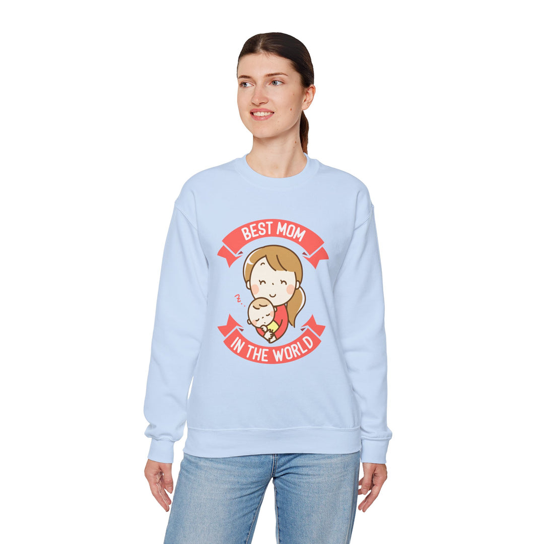 Mom's Sweatshirt - Best Mom in the World Design