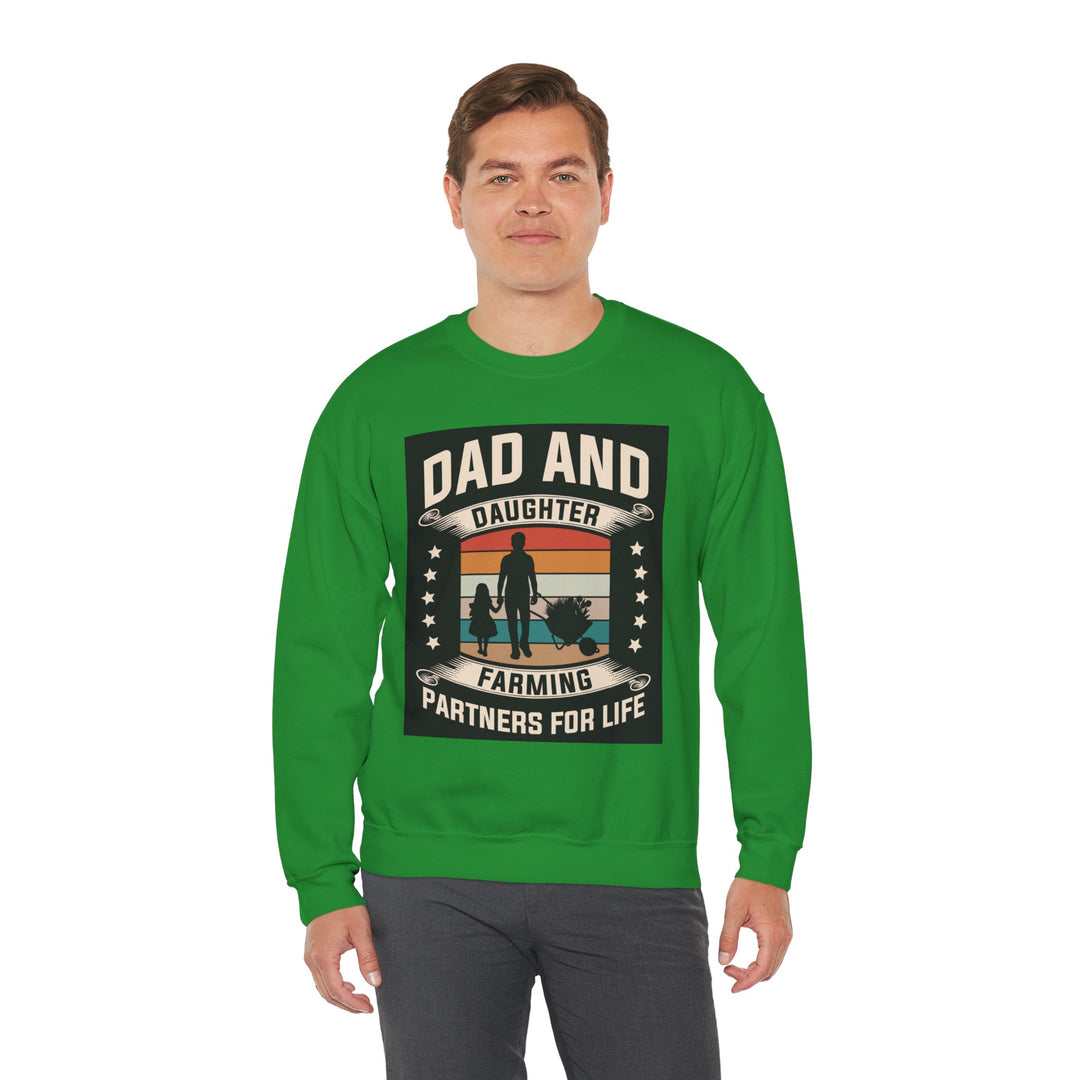 Dad’s Sweatshirt – Dad and Daughter Farming Partners For Life Design