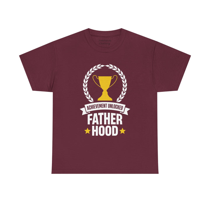 Dad's T-Shirt - Achievement Unlocked Fatherhood Design