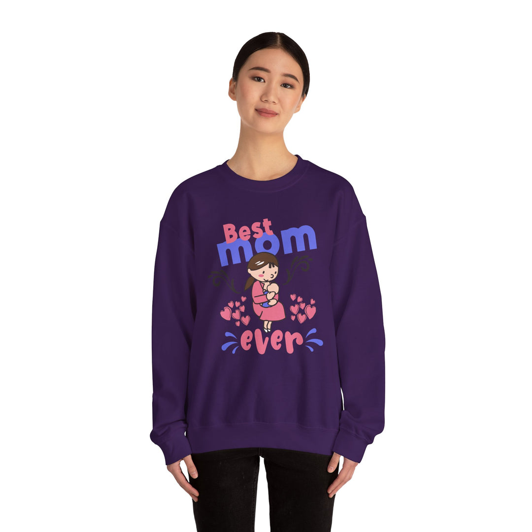 Mom's Sweatshirt - Best Mom Ever Design