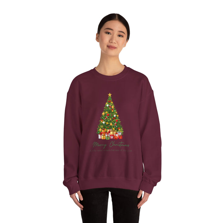 Christmas Tree Sweatshirt — Merry Christmas Holiday Crewneck