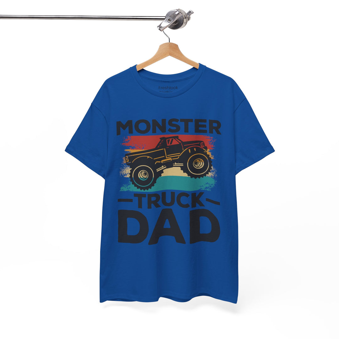 Dad's T-Shirt - Monster Truck Dad Design