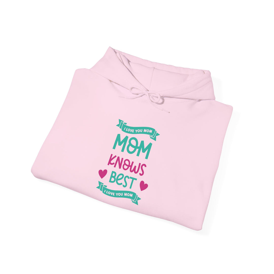 Mom's Hooded Sweatshirt – MOM Knows Best Design