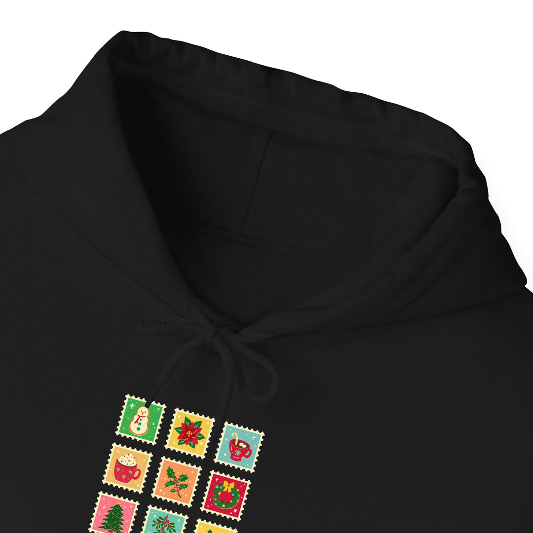 Christmas Cheer Hoodie — Festive Gift Icon Grid with "Christmas Every Day" Text