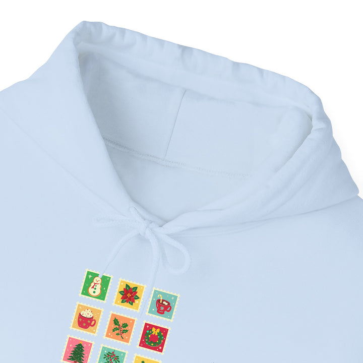 Christmas Cheer Hoodie — Festive Gift Icon Grid with "Christmas Every Day" Text