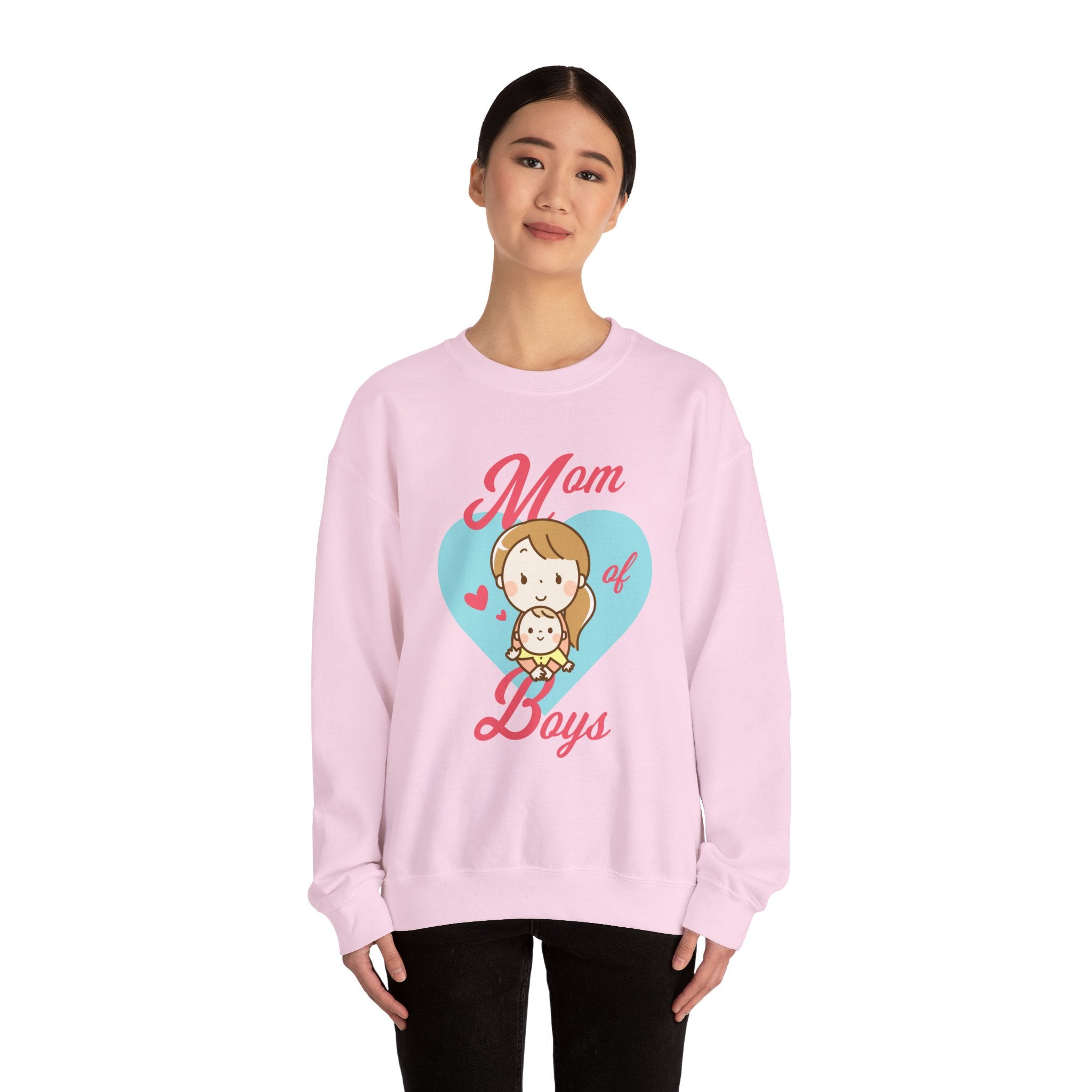 Mom Sweatshirt - Mom of Boys Design