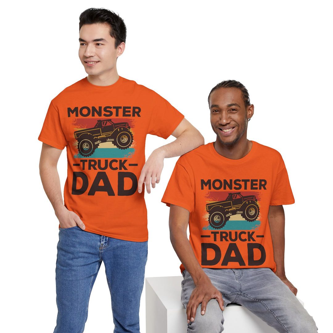 Dad's T-Shirt - Monster Truck Dad Design