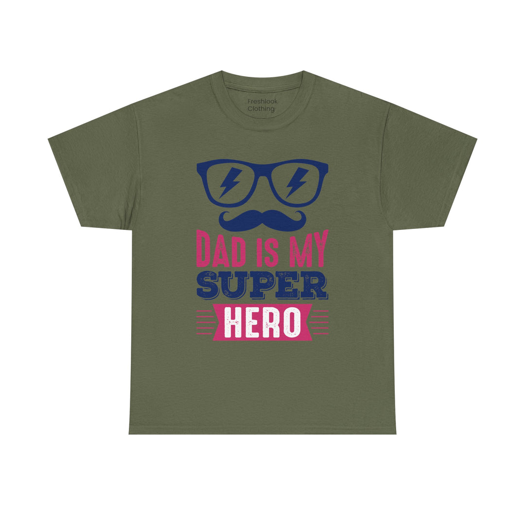 Dad's T-Shirt - Dad Is My Superhero Design